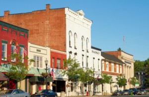 Old-fashioned Main Street