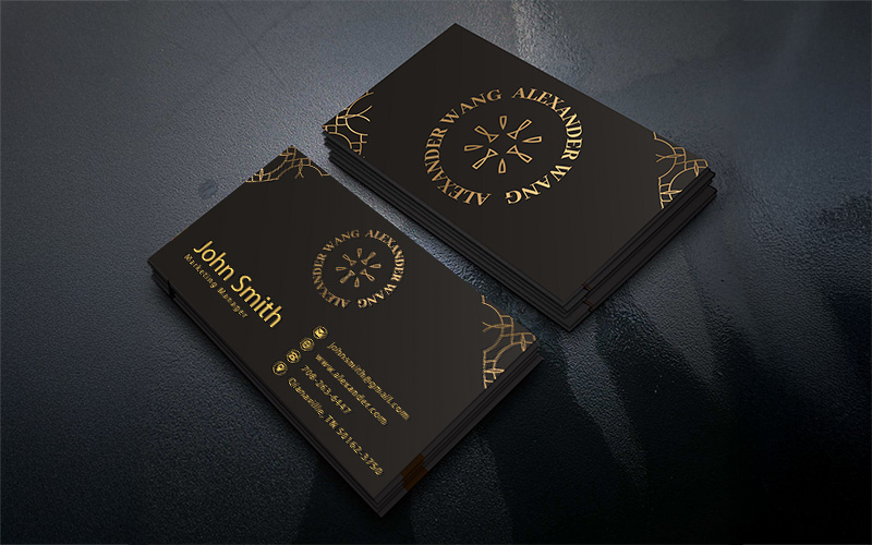 Foil Accent Business Cards